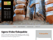 Tablet Screenshot of fiskenkridthoej.dk